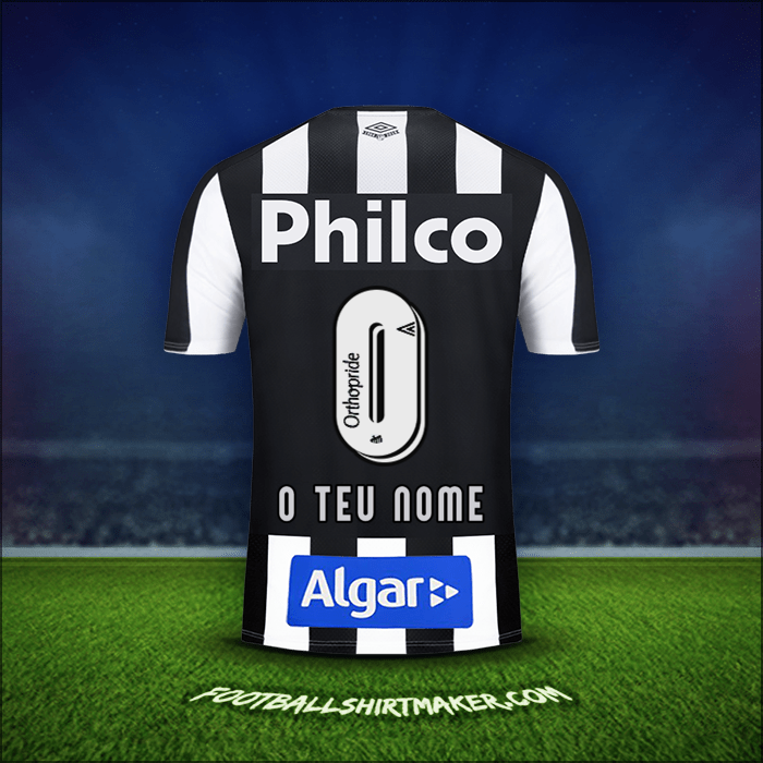 Camisola Santos FC 2019 Alternativa -  o teu nome - 0