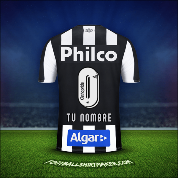 Jersey Santos FC 2019 Visita -  tu nombre - 0