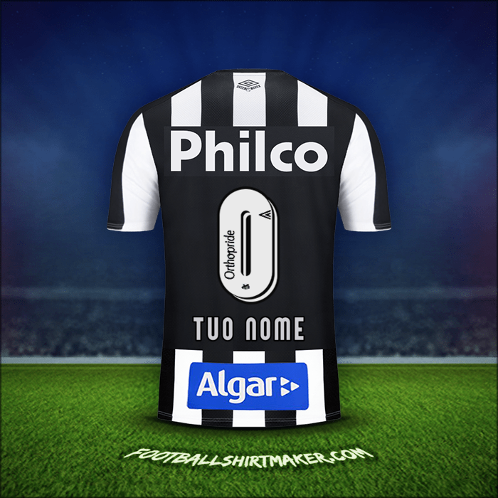 Maglia Santos FC 2019 Seconda -  tuo nome - 0