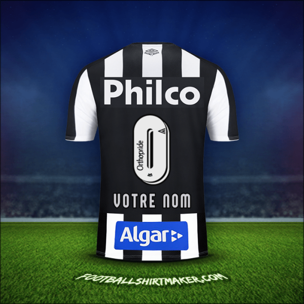 Maillot Santos FC 2019 Extérieur -  votre nom - 0