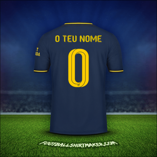 Camisola Arsenal Cup 2019/20 Terceira -  o teu nome - 0