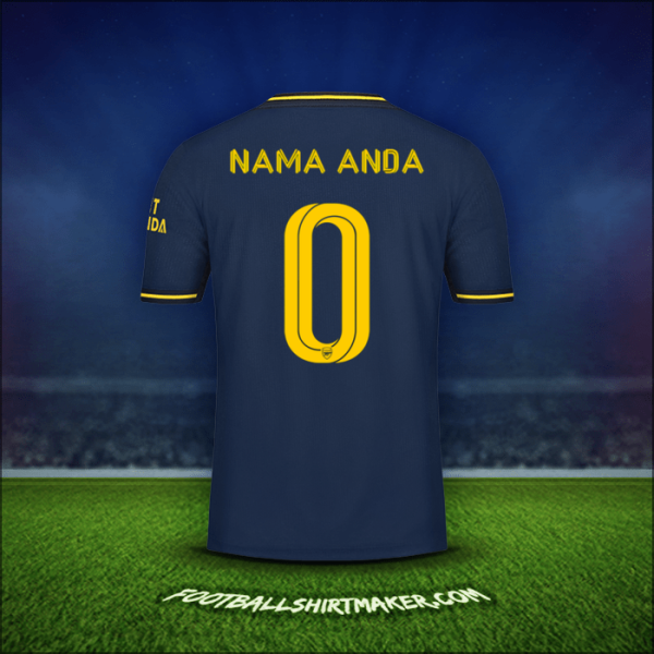 Jersey Arsenal Cup 2019/20 Ketiga -  nama anda - 0