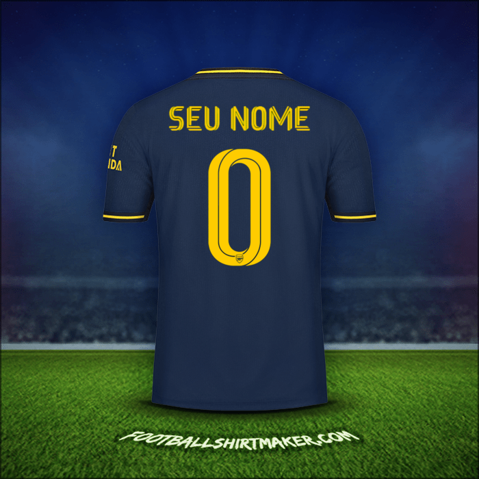 Camisa Arsenal Cup 2019/20 Terceira -  seu nome - 0