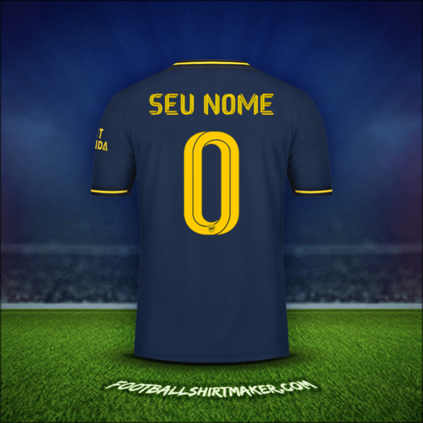 Camisa Arsenal Cup 2019/20 Terceira -  seu nome - 0