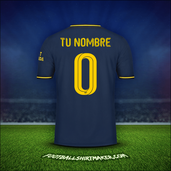 Jersey Arsenal Cup 2019/20 Tercera -  tu nombre - 0