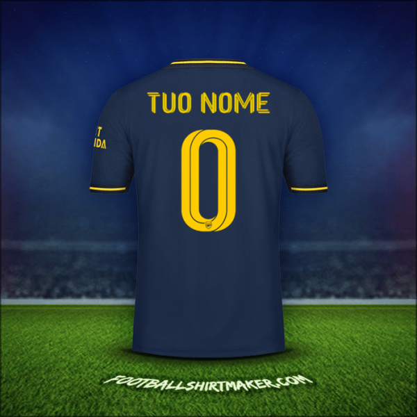 Maglia Arsenal Cup 2019/20 Terza -  tuo nome - 0