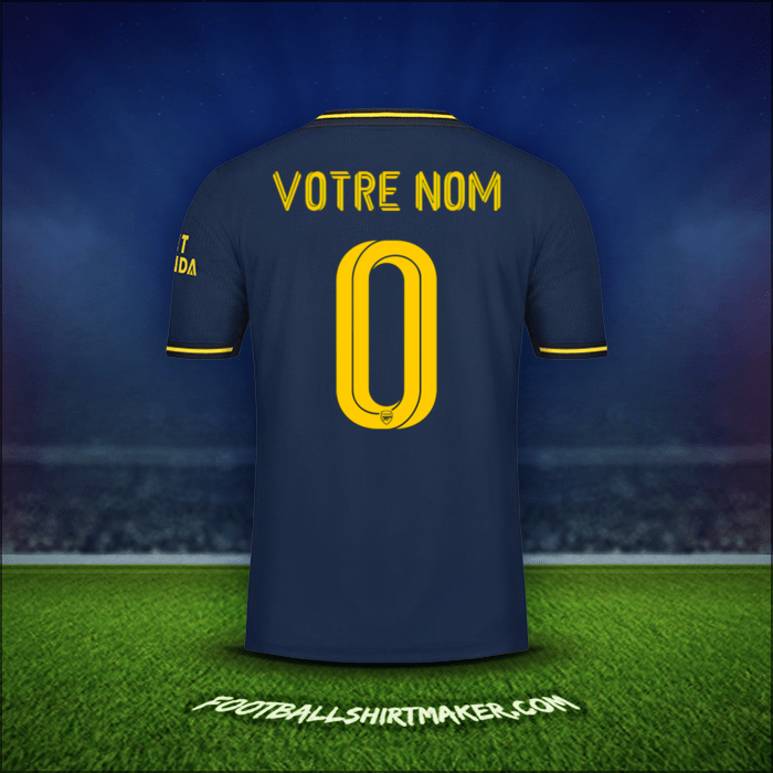 Maillot Arsenal Cup 2019/20 Troisième -  votre nom - 0