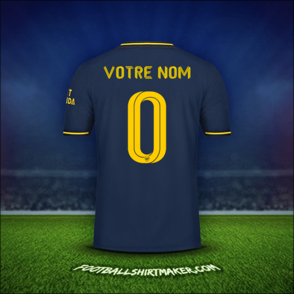 Maillot Arsenal Cup 2019/20 Troisième -  votre nom - 0