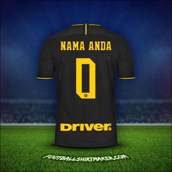 Jersey Inter 2019/20 Ketiga -  nama anda - 0