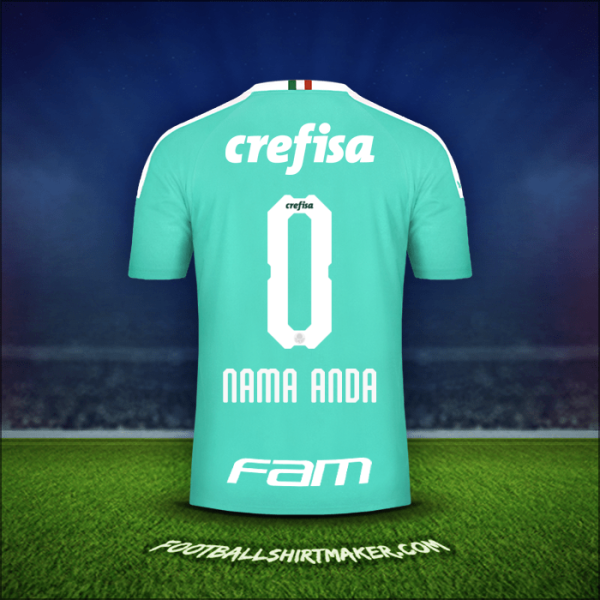 Jersey Palmeiras 2019 Ketiga -  nama anda - 0