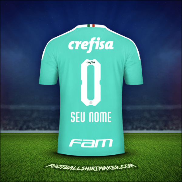 Camisa Palmeiras 2019 Terceira -  seu nome - 0