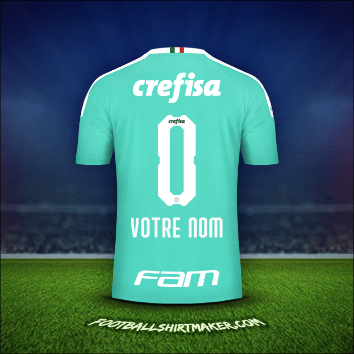 Maillot Palmeiras 2019 Troisième -  votre nom - 0