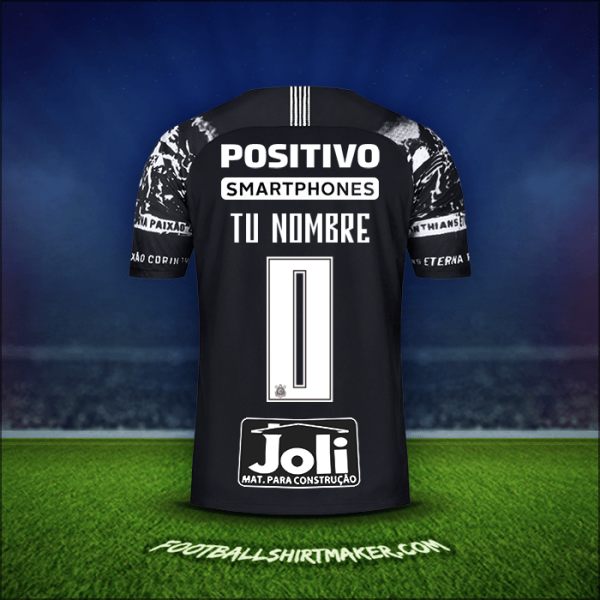 Jersey Corinthians 2019/20 Tercera -  tu nombre - 0