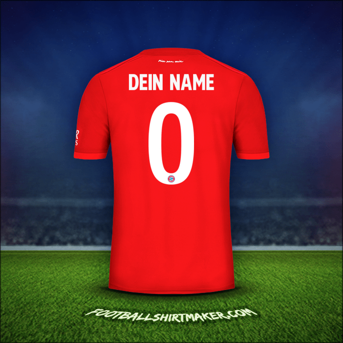 Trikot FC Bayern Munchen Cup 2019/20 -  dein name - 0