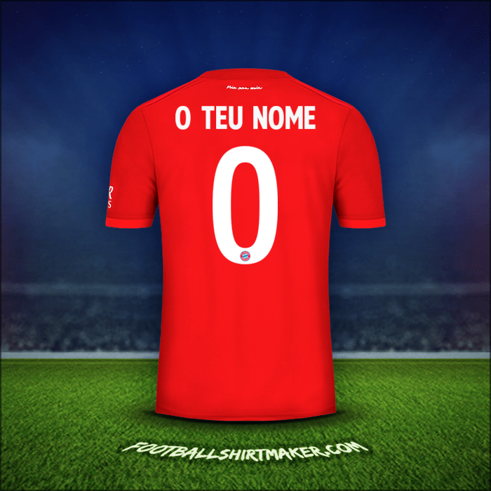 Camisola FC Bayern Munchen Cup 2019/20 -  o teu nome - 0