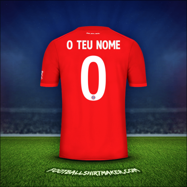 Camisola FC Bayern Munchen Cup 2019/20 -  o teu nome - 0