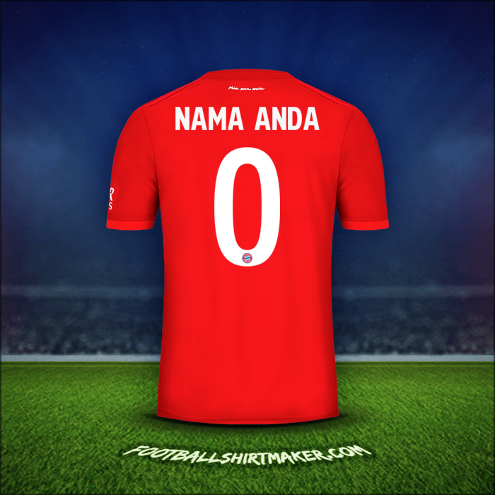 Jersey FC Bayern Munchen Cup 2019/20 -  nama anda - 0