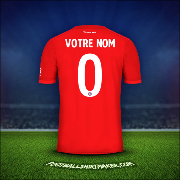 Maillot FC Bayern Munchen Cup 2019/20 -  votre nom - 0