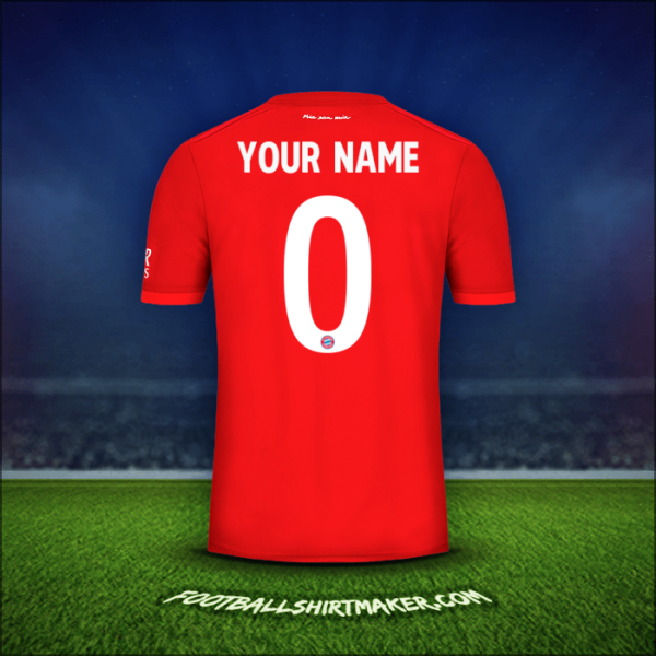 Shirt FC Bayern Munchen Cup 2019/20 -  your name - 0