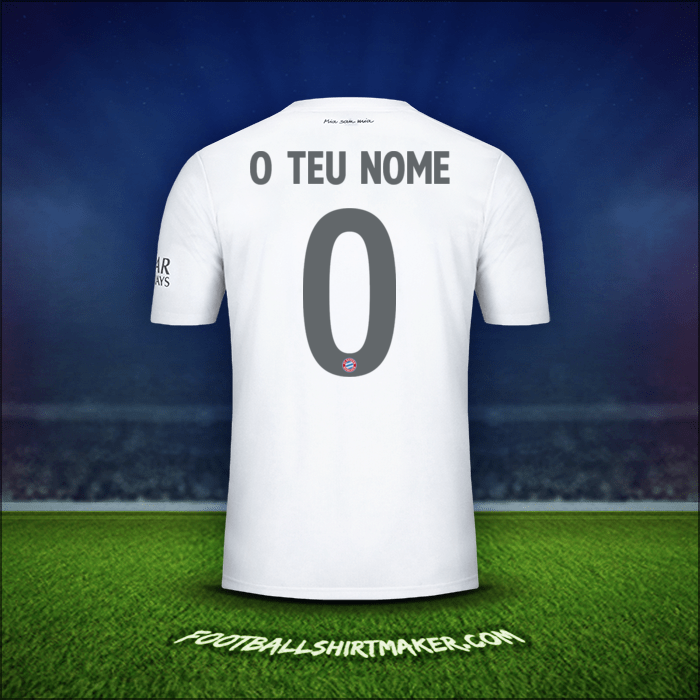Camisola FC Bayern Munchen Cup 2019/20 Alternativa -  o teu nome - 0