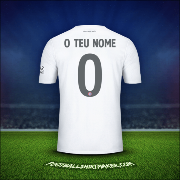 Camisola FC Bayern Munchen Cup 2019/20 Alternativa -  o teu nome - 0