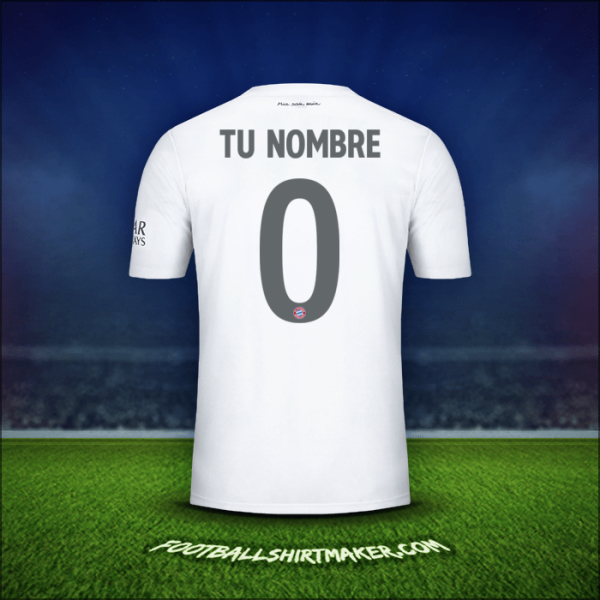 Jersey FC Bayern Munchen Cup 2019/20 Visita -  tu nombre - 0