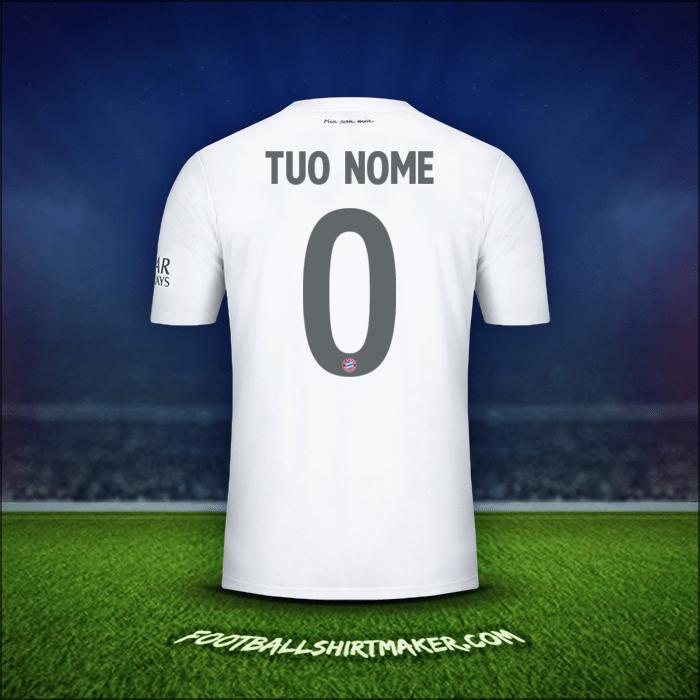 Maglia FC Bayern Munchen Cup 2019/20 Seconda -  tuo nome - 0