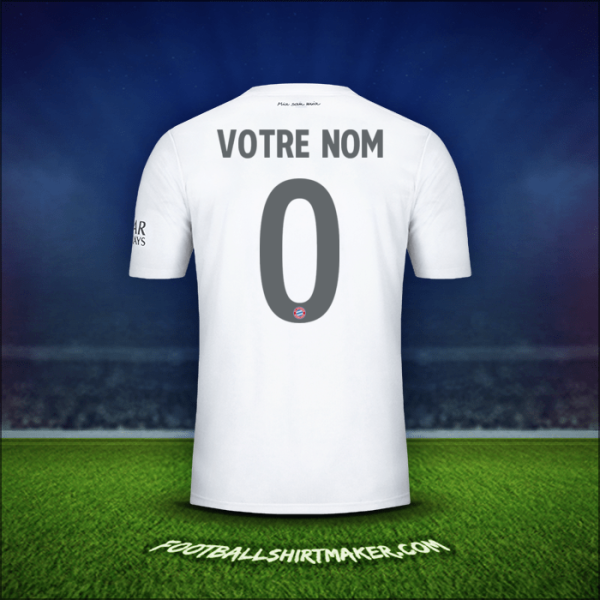 Maillot FC Bayern Munchen Cup 2019/20 Extérieur -  votre nom - 0