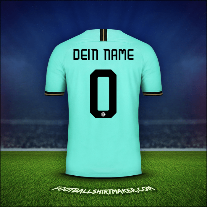 Trikot Inter Cup 2019/20 Auswärts -  dein name - 0