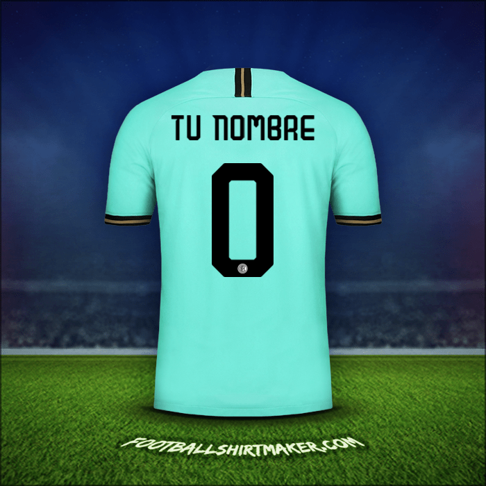 Camiseta Inter Cup 2019/20 Visita -  tu nombre - 0