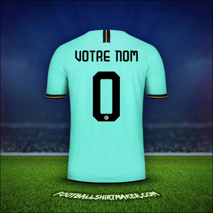Maillot Inter Cup 2019/20 Extérieur -  votre nom - 0