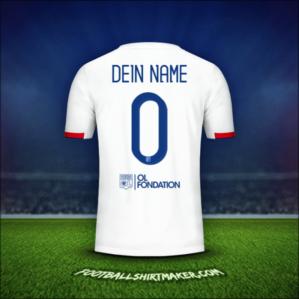 Trikot Olympique Lyon Cup 2019/20 -  dein name - 0