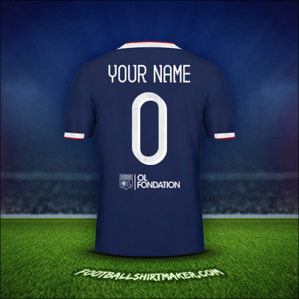 Shirt Olympique Lyon Cup 2019/20 Away -  your name - 0