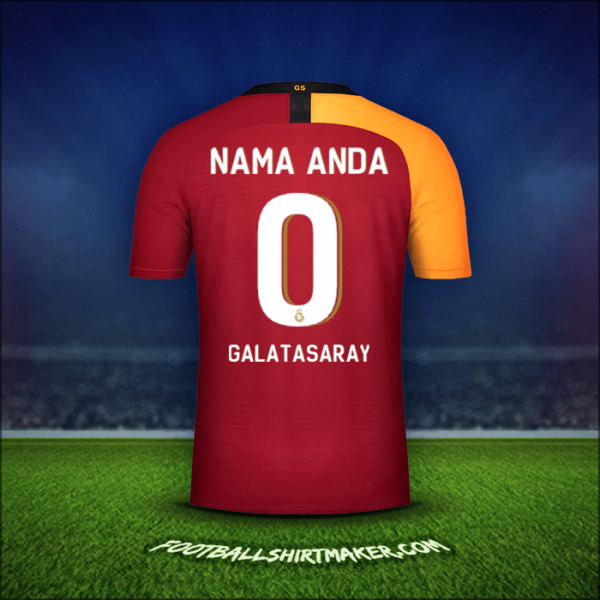 Jersey Galatasaray SK Cup 2019/20 -  nama anda - 0