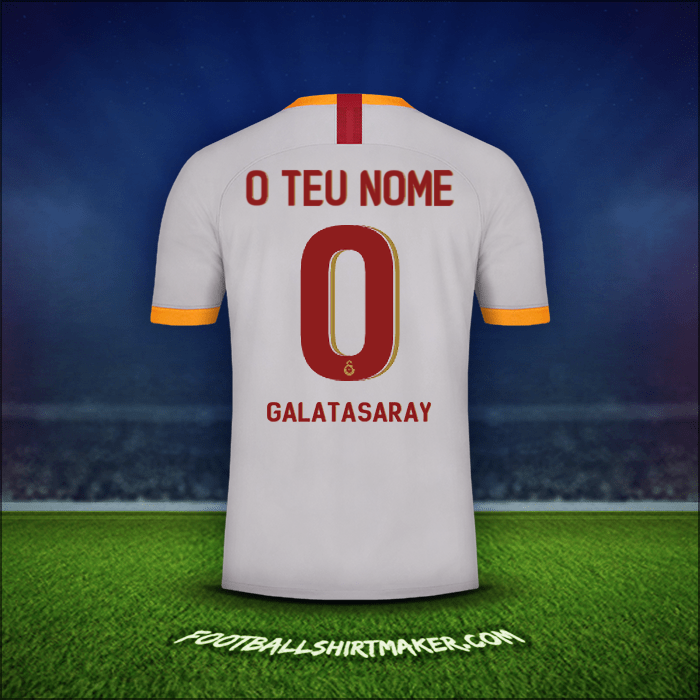 Camisola Galatasaray SK Cup 2019/20 Terceira -  o teu nome - 0