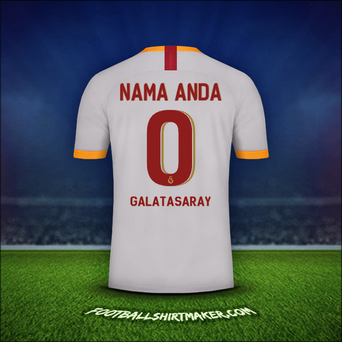 Jersey Galatasaray SK Cup 2019/20 Ketiga -  nama anda - 0