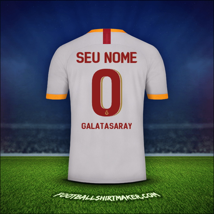 Camisa Galatasaray SK Cup 2019/20 Terceira -  seu nome - 0