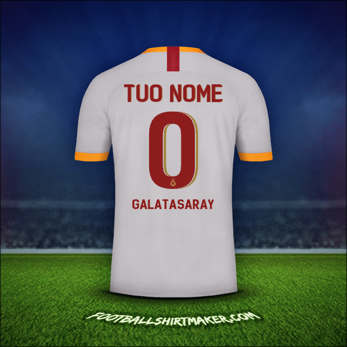 Maglia Galatasaray SK Cup 2019/20 Terza -  tuo nome - 0