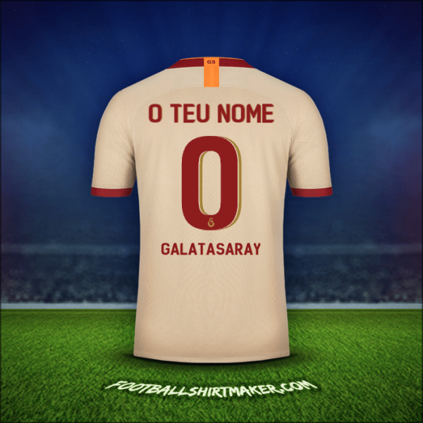 Camisola Galatasaray SK Cup 2019/20 Alternativa -  o teu nome - 0