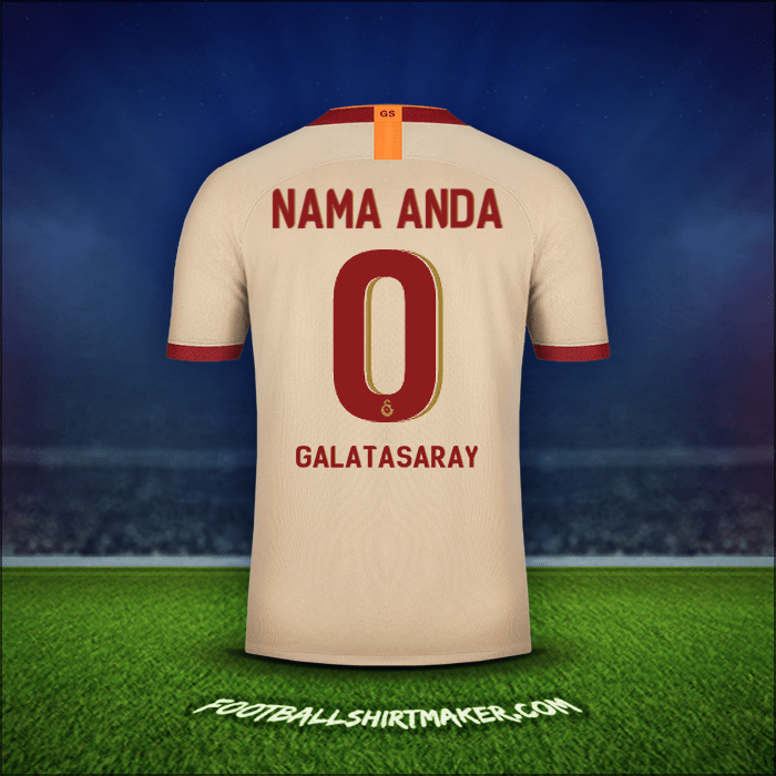 Jersey Galatasaray SK Cup 2019/20 Alternatif -  nama anda - 0