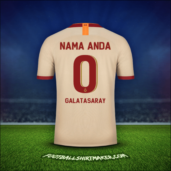 Jersey Galatasaray SK Cup 2019/20 Alternatif -  nama anda - 0