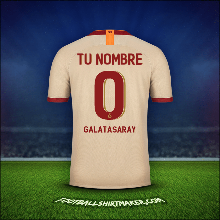 Camiseta Galatasaray SK Cup 2019/20 Visita -  tu nombre - 0