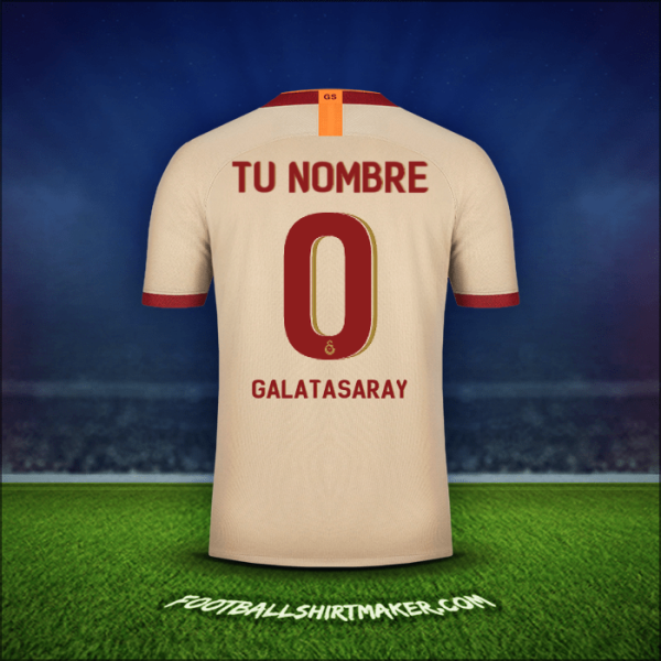 Camiseta Galatasaray SK Cup 2019/20 Visita -  tu nombre - 0