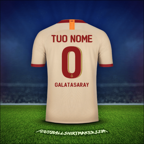 Maglia Galatasaray SK Cup 2019/20 Seconda -  tuo nome - 0