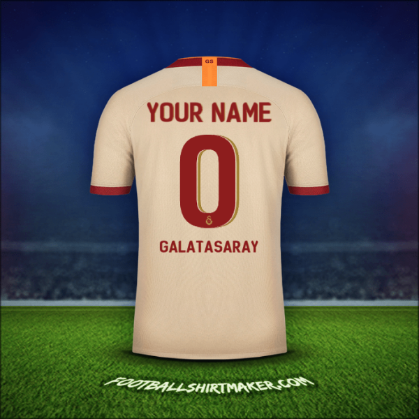 Shirt Galatasaray SK Cup 2019/20 Away -  your name - 0