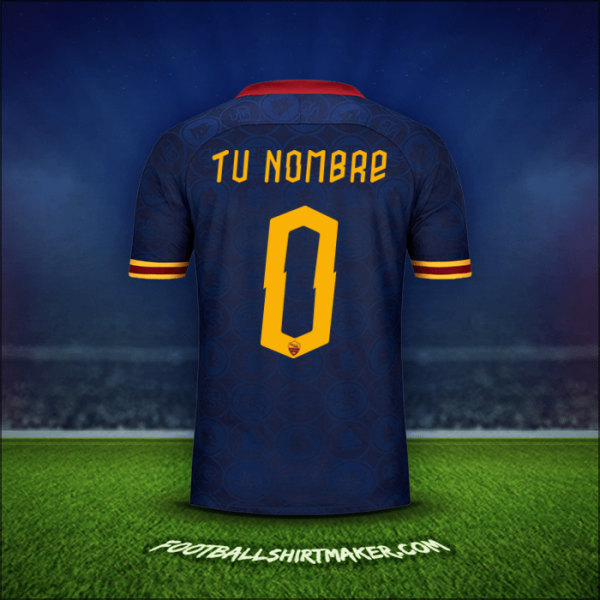 Jersey AS Roma Cup 2019/20 Tercera -  tu nombre - 0
