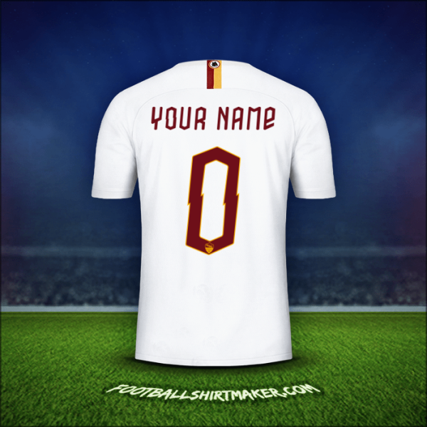 Shirt AS Roma Cup 2019/20 Away -  your name - 0