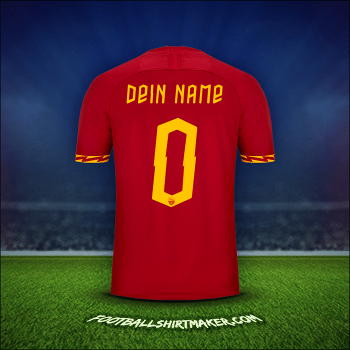 Trikot AS Roma Cup 2019/20 -  dein name - 0