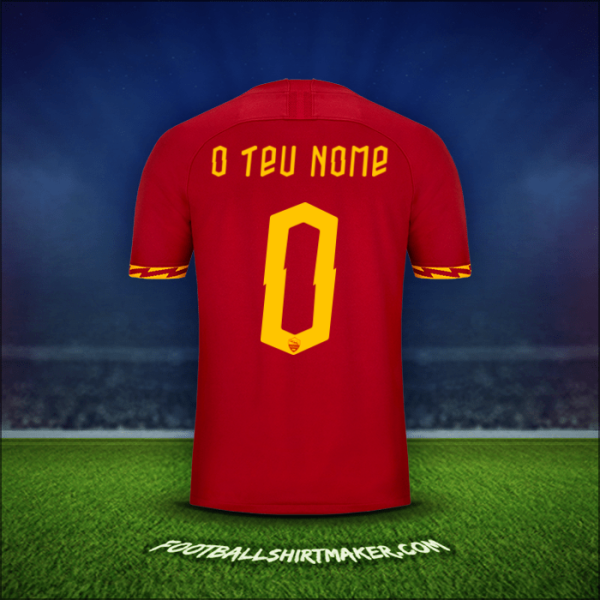 Camisola AS Roma Cup 2019/20 -  o teu nome - 0
