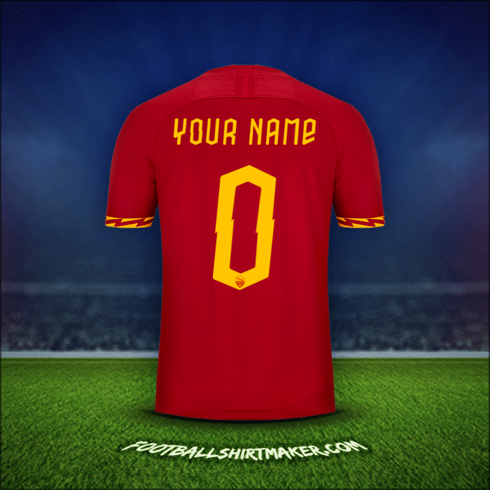 Jersey AS Roma Cup 2019/20 -  your name - 0
